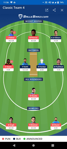 IPL 2021 Prediction - PBKS vs RCB HEAD to HEAD